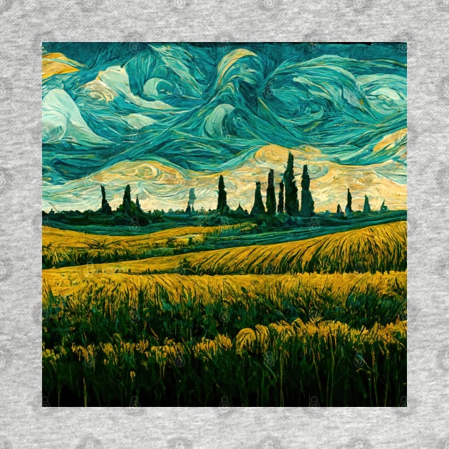 Illustrations inspired by Vincent van Gogh by VISIONARTIST